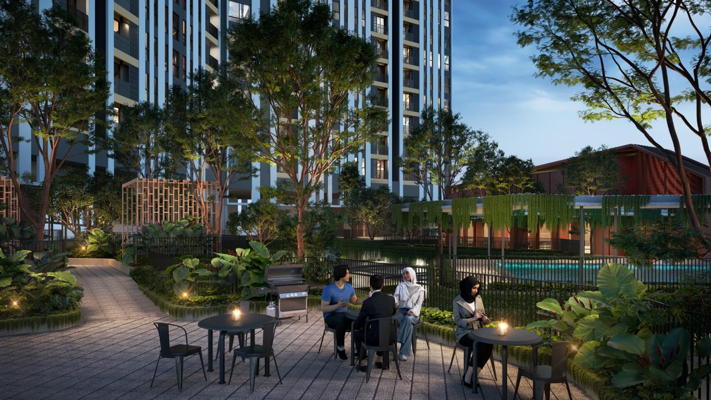 BAYU Residences BBQ Area